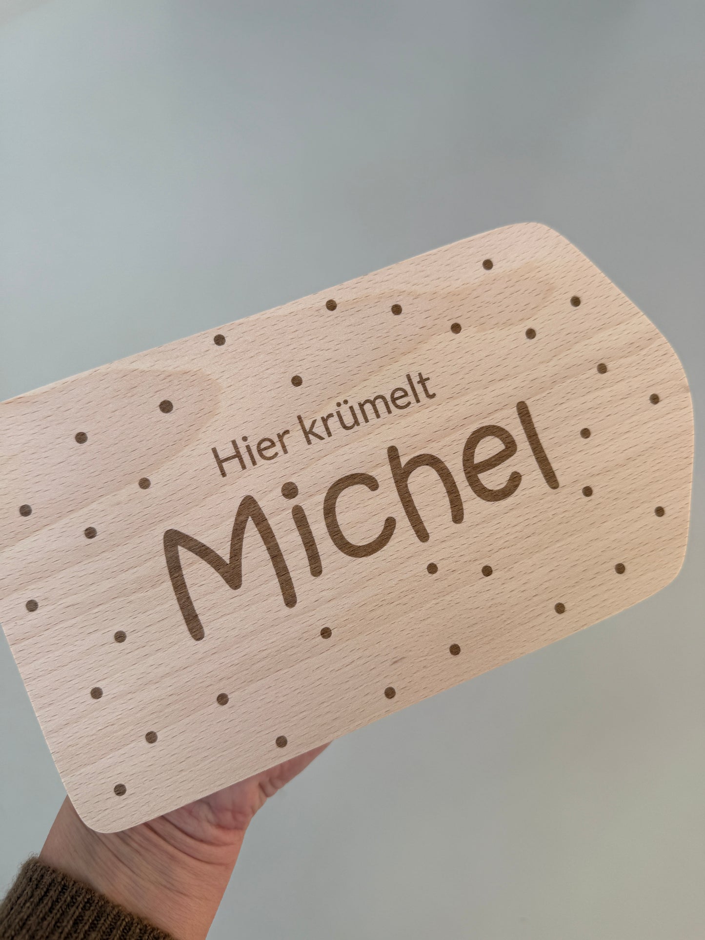 Holz Brettchen mit Namen