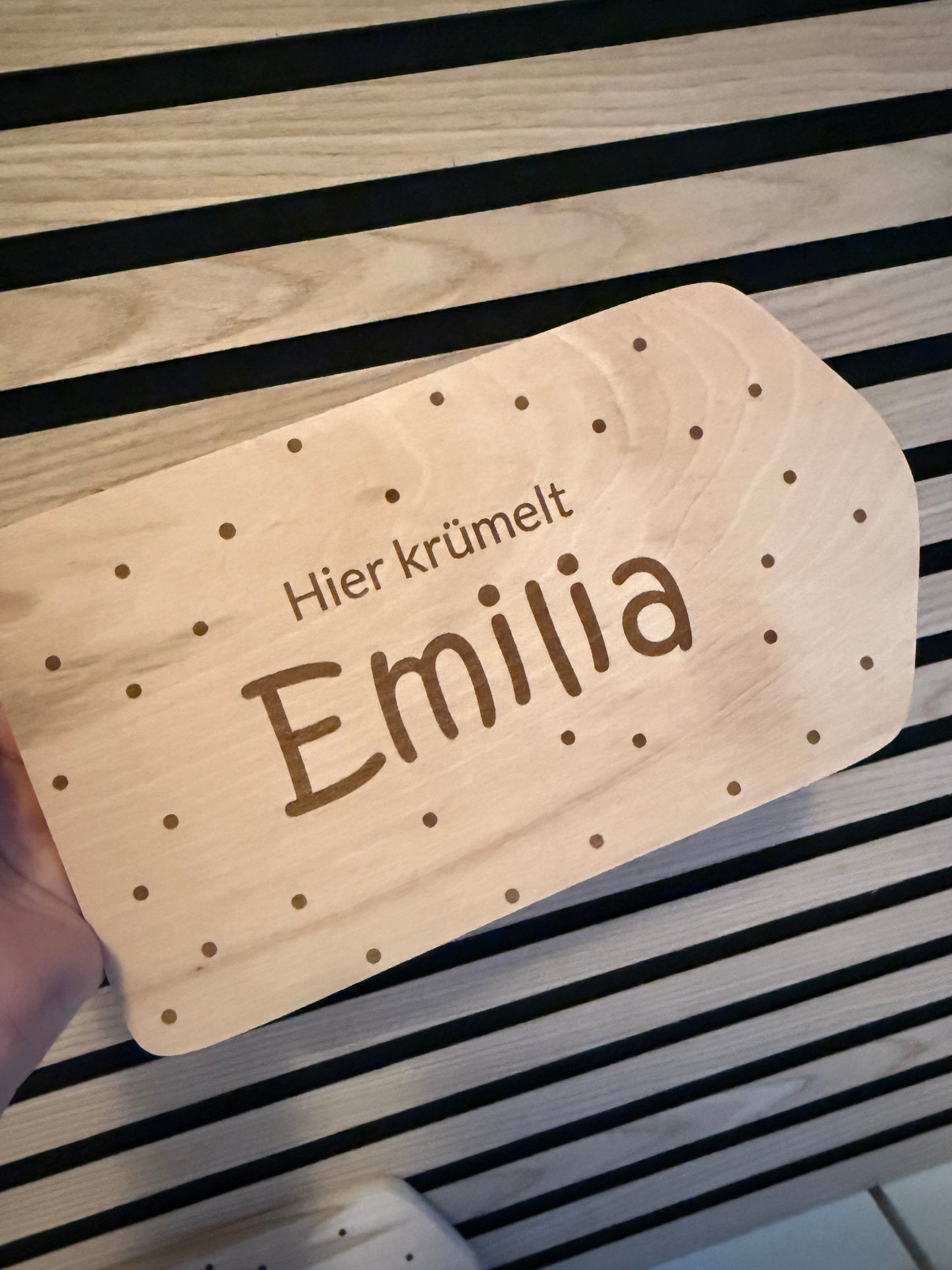 Holz Brettchen mit Namen