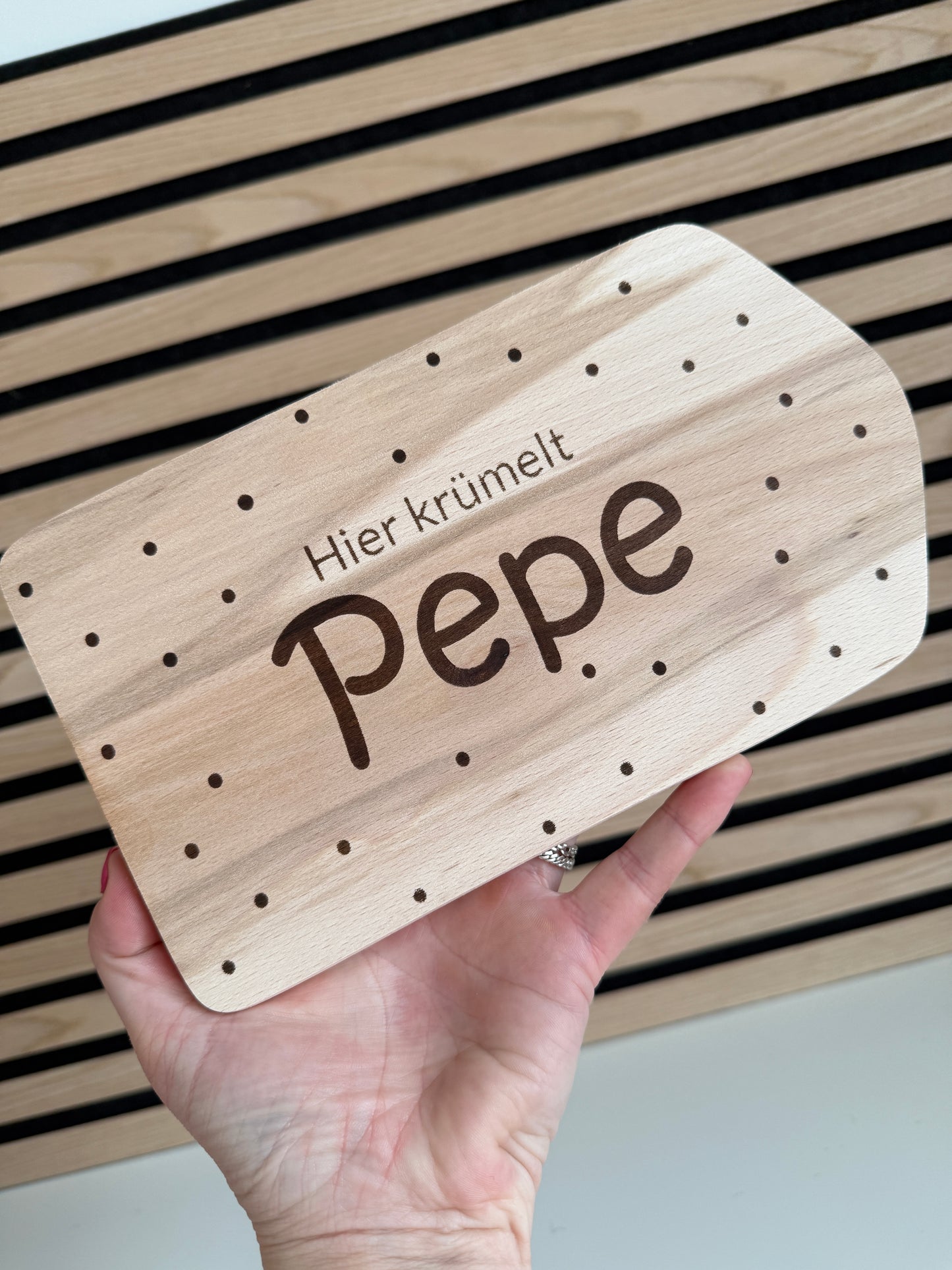 Holz Brettchen mit Namen