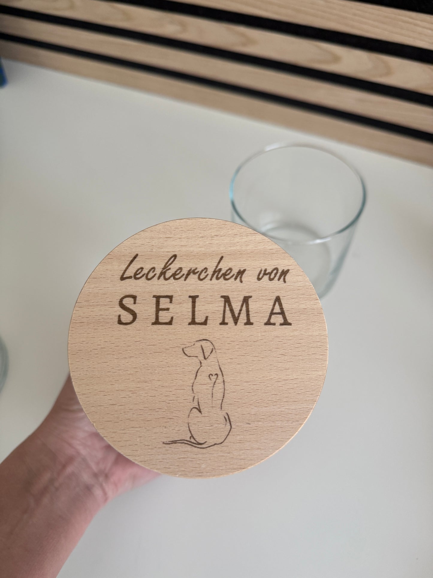 Leckerliglas| Leckerchen Vorratsglas mit persönlicher Gravur - Rhodesian Ridgeback