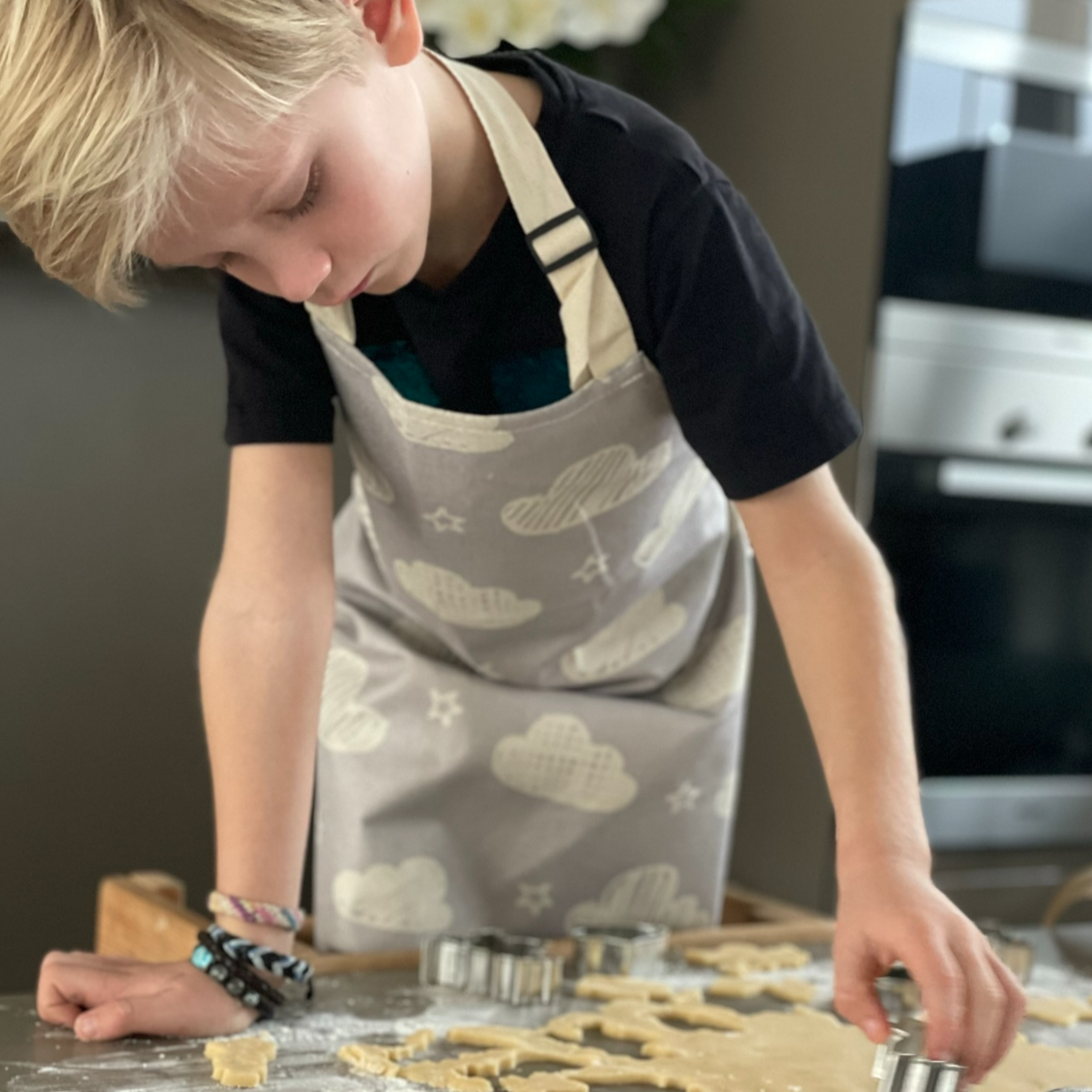 Kinderschürze / Kochschürze für Kinder / Backschürze für Jungen und Mädchen / Küchenschürze / 3-6 Jahre
