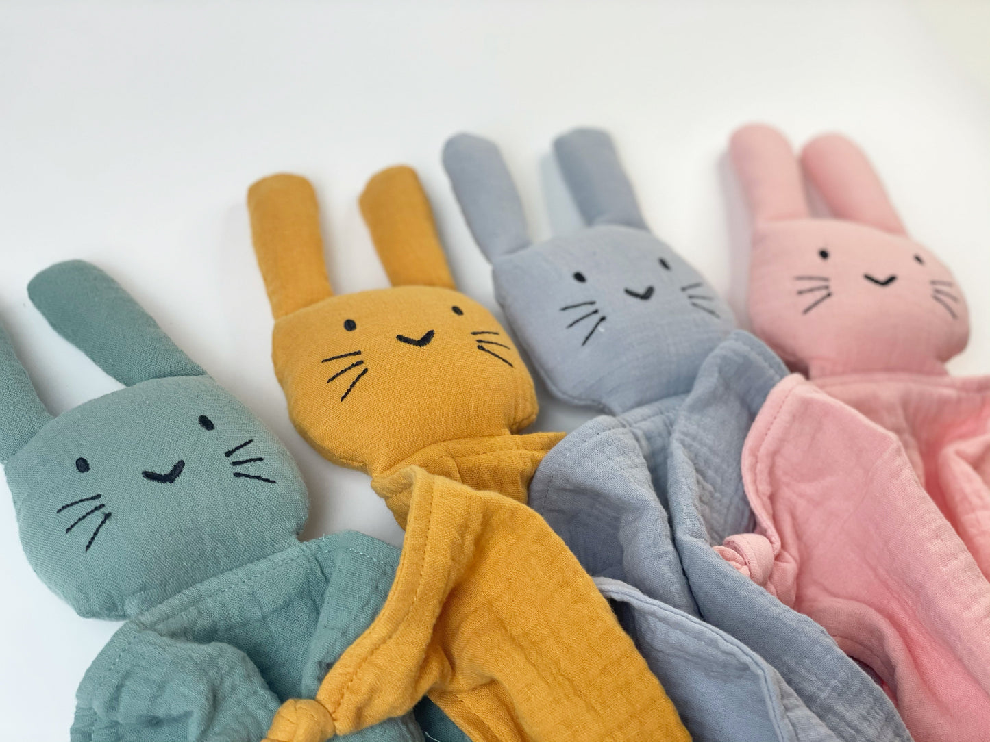 Schnuffelhase / Schnuffeltuch als Geburtsgeschenk