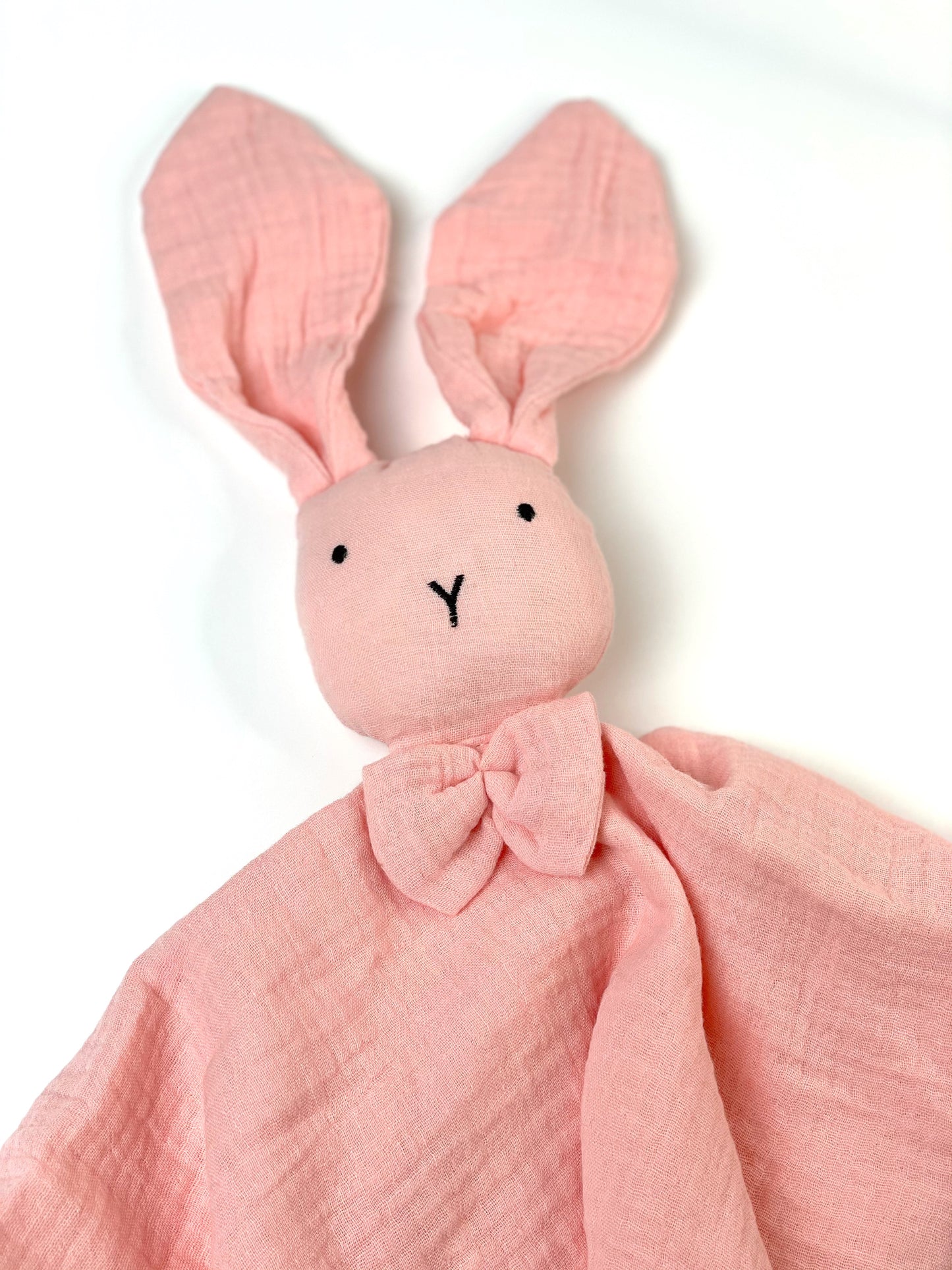Schnuffeltuch Hase mit Namen / Schmusehase personalisiertes Geburtsgeschenk
