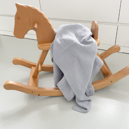 Musselintuch XXL 120x120cm / Musselindecke