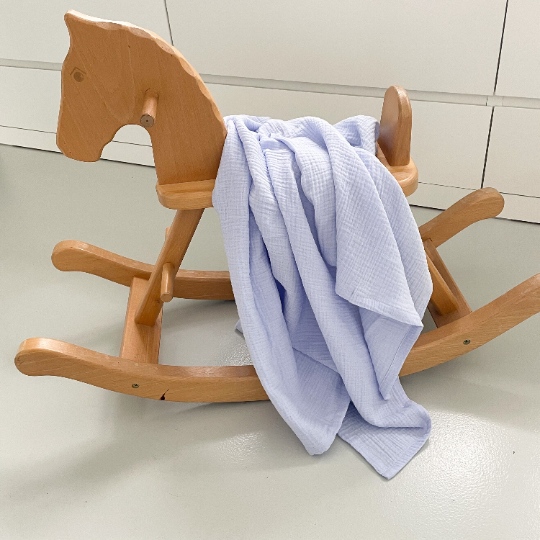 Musselintuch XXL 120x120cm / Musselindecke