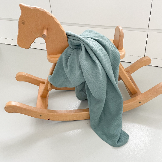 Musselintuch XXL 120x120cm / Musselindecke