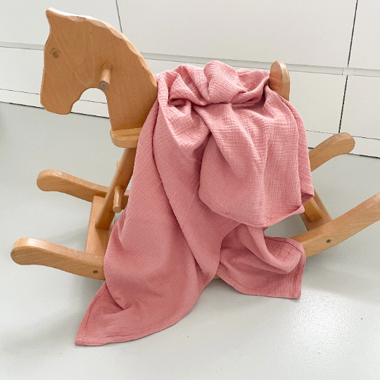 Musselintuch XXL 120x120cm / Musselindecke