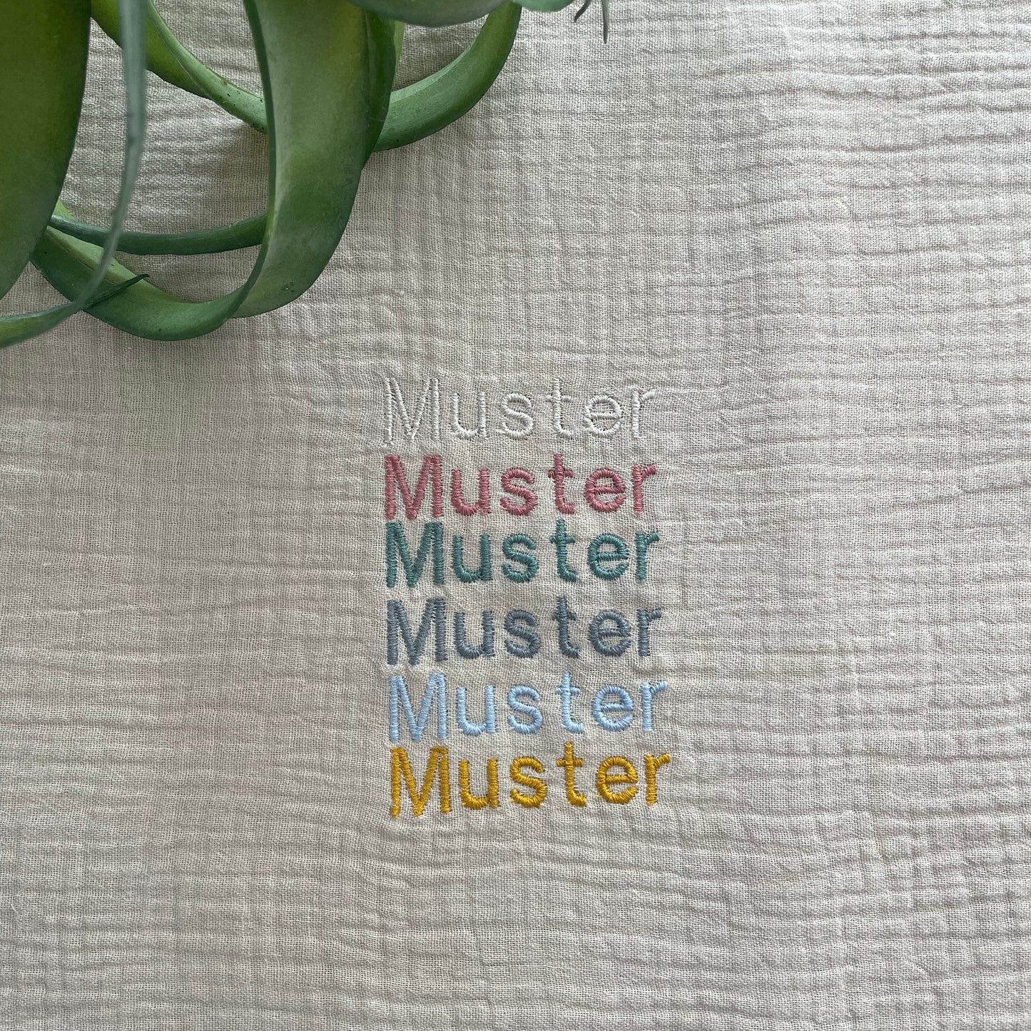 Kuscheltuch mit Hasenohren in der Farbe creme / Schnuffeltuch Hase