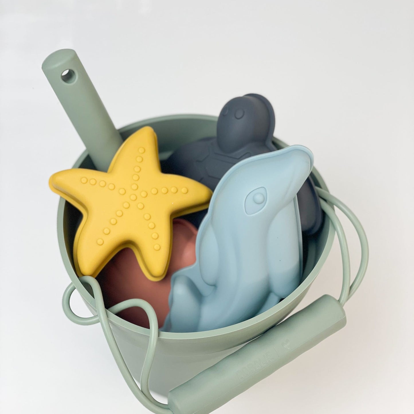 Silikon Sandspielzeug Set 6tlg. / Strandspielzeug / Sandförmchen