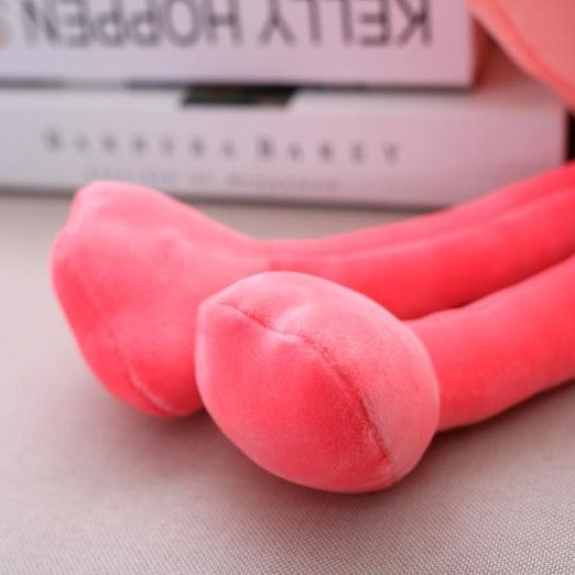 Flamingo Kuscheltier / niedliches Kuschelkissen / 25cm / Tierkissen