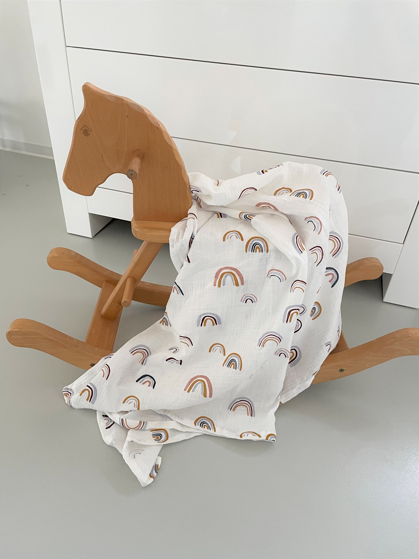 Musselintuch XXL 120x120cm / Musselindecke
