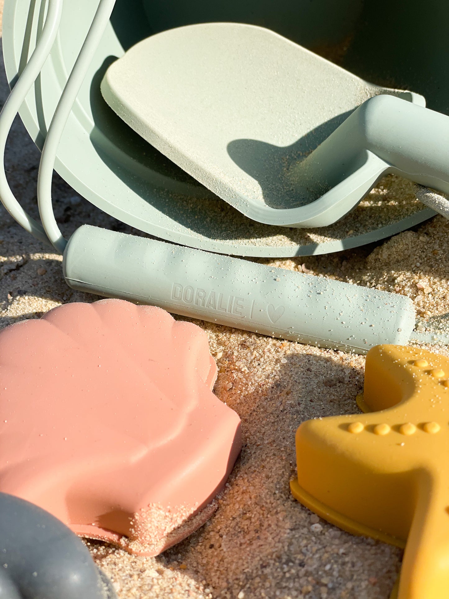 Silikon Sandspielzeug Set 6tlg. / Strandspielzeug / Sandförmchen