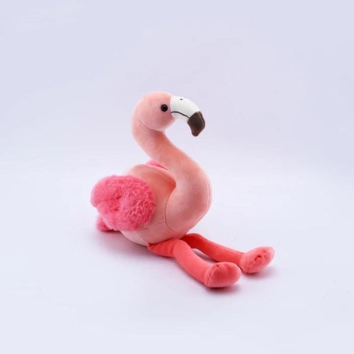 Flamingo Kuscheltier / niedliches Kuschelkissen / 25cm / Tierkissen