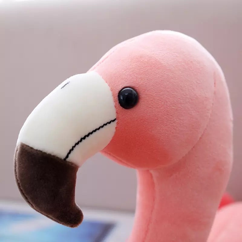 Flamingo Kuscheltier / niedliches Kuschelkissen / 25cm / Tierkissen