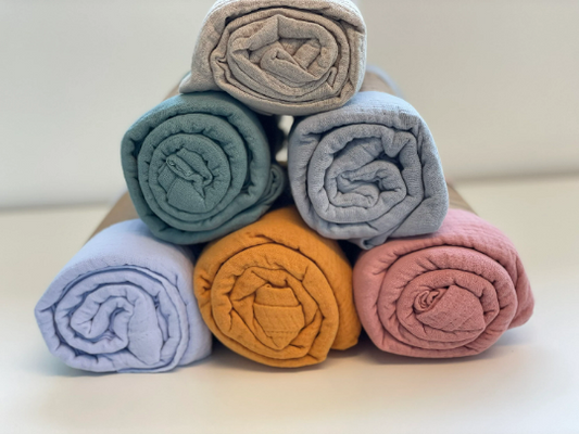 Musselintuch XXL 120x120cm / Musselindecke