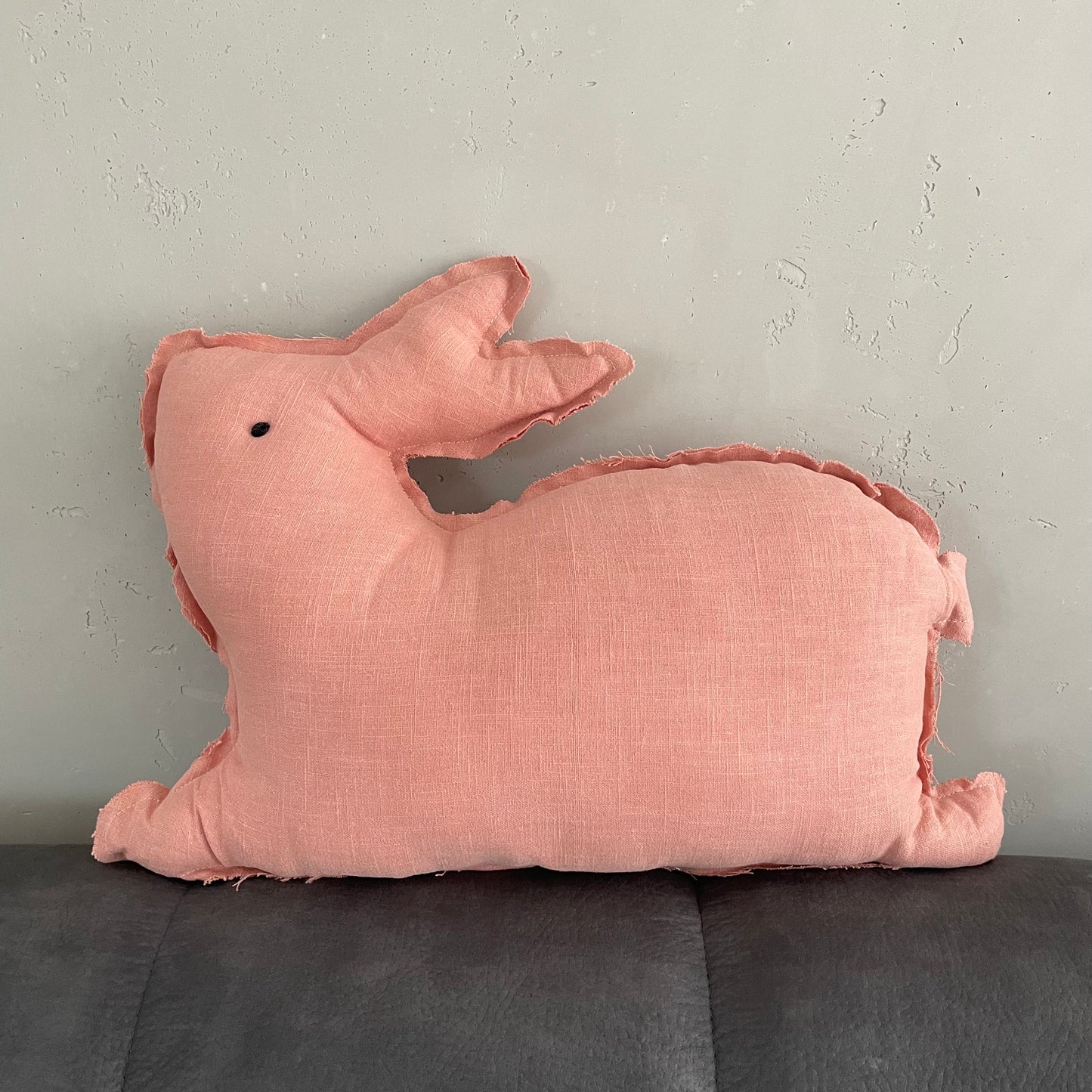 Kuscheltier Safari / Dekokissen Hase / Giraffe / Nashorn