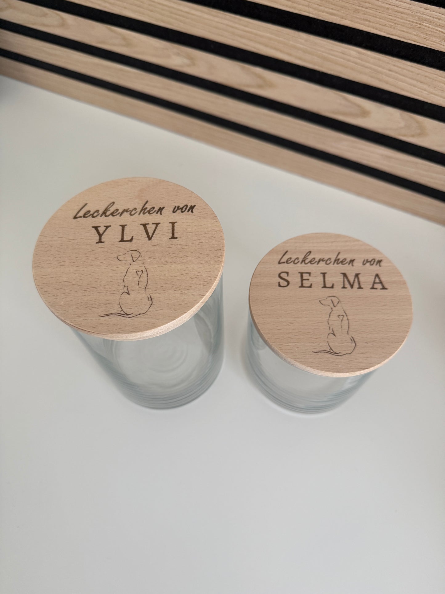 Leckerliglas| Leckerchen Vorratsglas mit persönlicher Gravur - Rhodesian Ridgeback