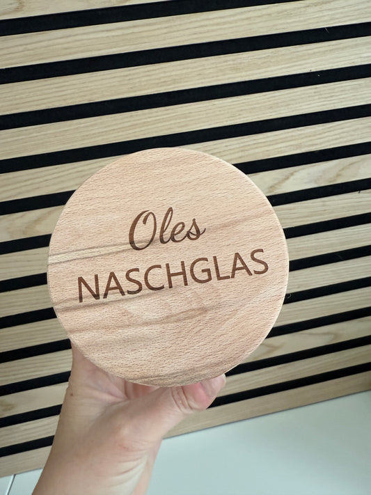 Naschglas | Süßigkeiten Vorratsglas mit persönlicher Gravur  - das perfekte Geschenk