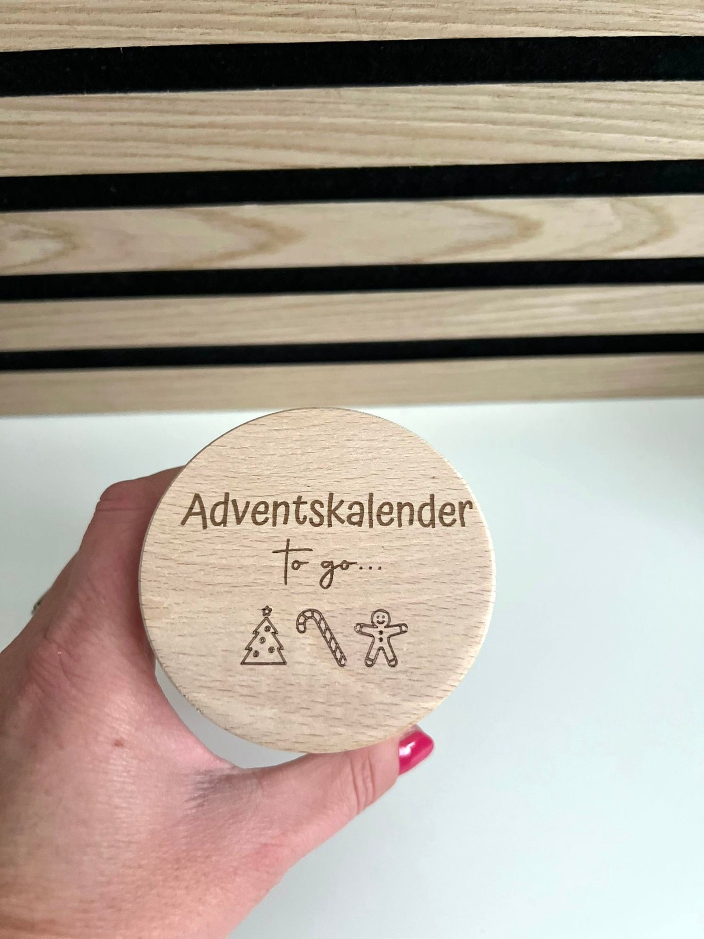 Adventskalender to go im Glas - das perfekte Geschenk