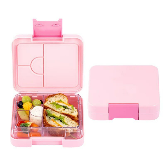 Kinder Brotdose mit Fächern in Rosa Blau Lila Mint– Doralie Bento Box