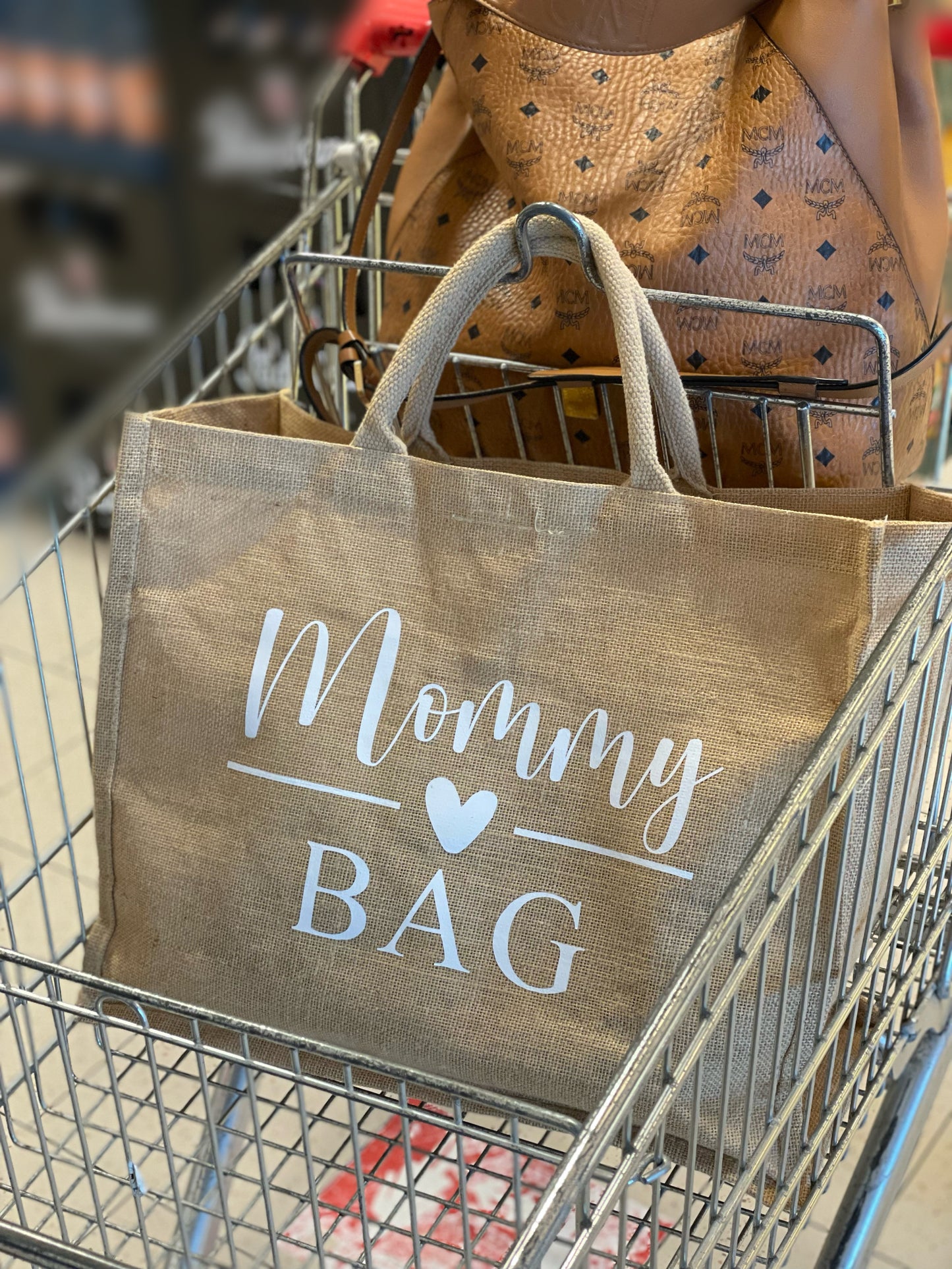 Mommy Bag / Jutetasche für Mamas / Juteshopper