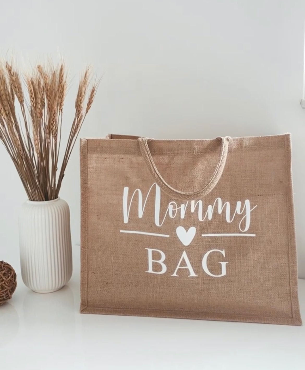Mommy Bag / Jutetasche für Mamas / Juteshopper